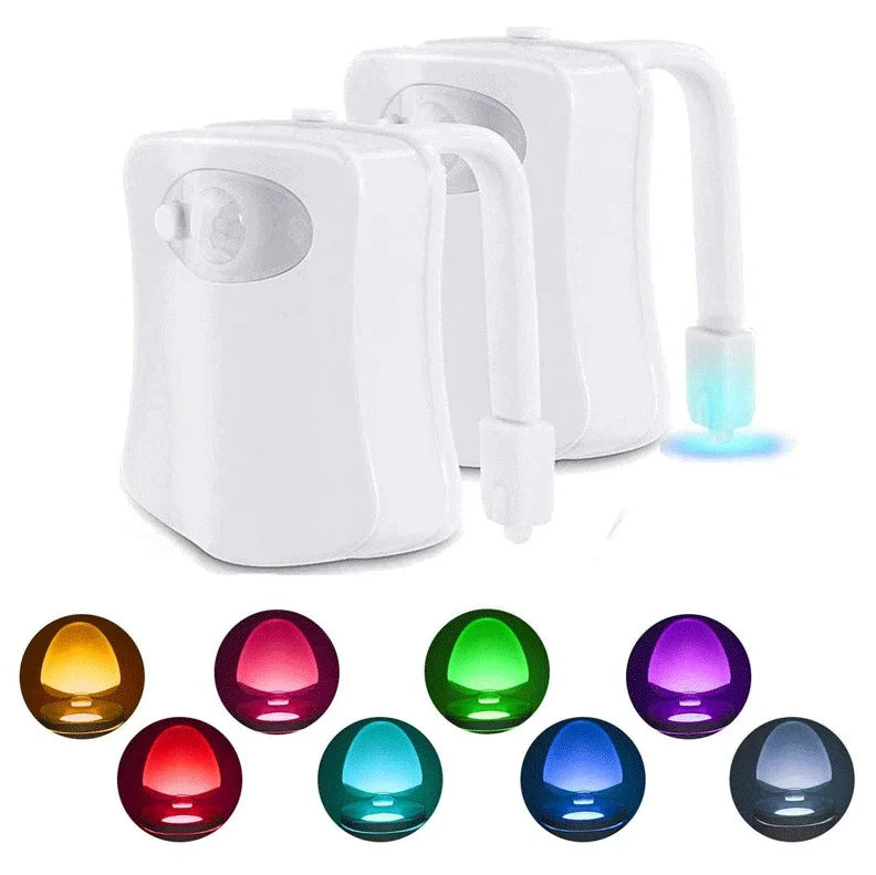 GlowThrone™ – RGB Motion Sensor Toilet Light