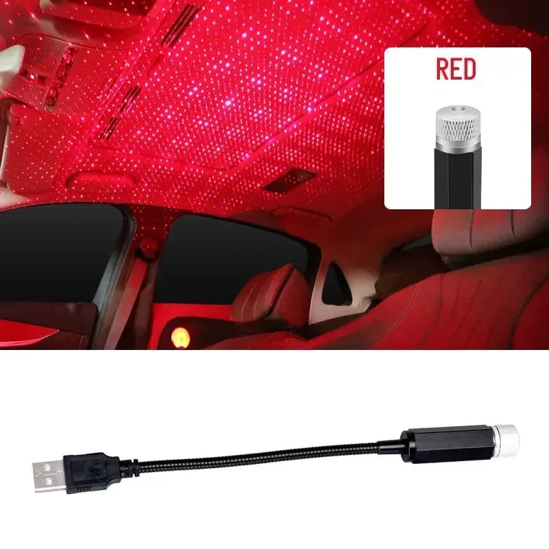 Car Roof Star Night Light Projector LED Atmosphere Galaxy 