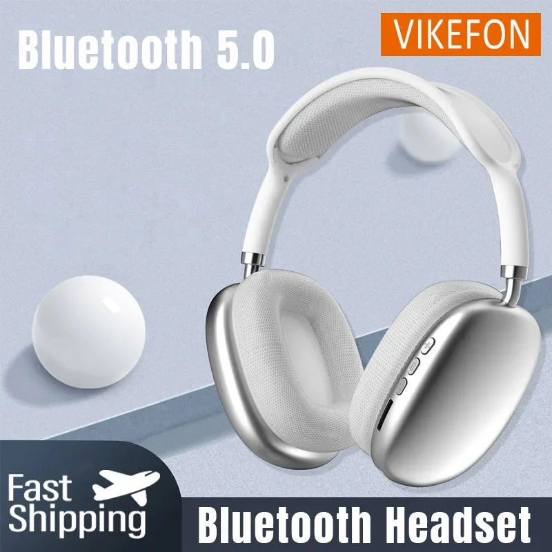 Bluetooth 5.0™ Wireless Headset – Noise Cancelling, Stereo Sound & Mic